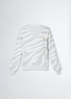 Liu Jo Sweater White/Silv TF4107-MS49I - image 6 small