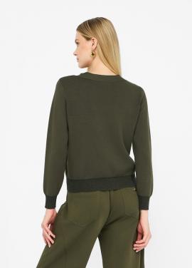 Liu Jo Trui Olive/Zwart TF5254-MS49I - afbeelding 2 klein