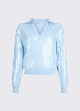 Liu Jo Sweater Blue WA6218-MA68R - afbeelding 8 klein