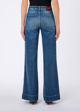 Liu Jo Broek Blue Dirty UF6196-D4854 - afbeelding 1 klein
