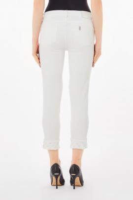 Liu Jo Broek Off white UA5006-T2594 - afbeelding 2 klein