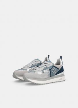 Liu Jo Sneakers Blauw/Zilver BF5009PX619 - afbeelding 3 klein