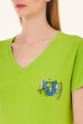 Liu Jo T-shirt Green TA4203-JS003 - afbeelding 3 klein