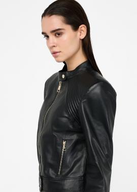 Liu Jo Leder vest Zwart CF5162-P0379 - afbeelding 4 klein