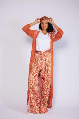 Liu Jo T-shirt met sjaal Wit Terra WA5154-J6308 - afbeelding 2 klein