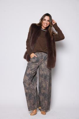 Liu Jo Vest Brown WF6203-E1136 - afbeelding 8 klein