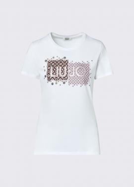 Liu Jo T-shirt Wit Geo WF6346-JS923 - afbeelding 4 klein