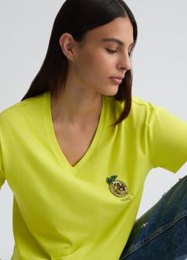 Liu Jo T-shirt Yellow WA5366-JS904 - afbeelding 4 klein