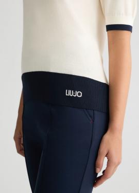 Liu Jo Polo Blanc/Nuit TA5093-MS022 - image 3 petit