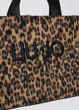 Liu Jo Handbag Brown Animal 2F4067-T6089 - image 4 small