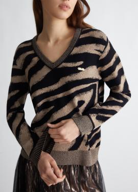 Liu Jo Sweater Black/Rose TF4107-MS49I - image 1 small