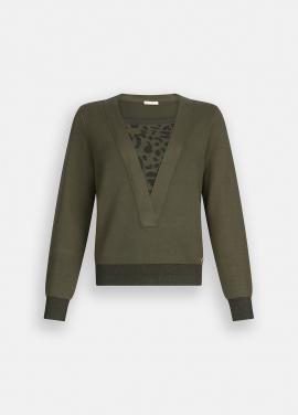 Liu Jo Trui Olive/Zwart TF5254-MS49I - afbeelding 6 klein