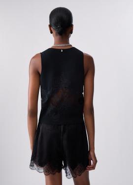 Liu Jo Gilet Zwart CF6006-MS55N - afbeelding 1 klein