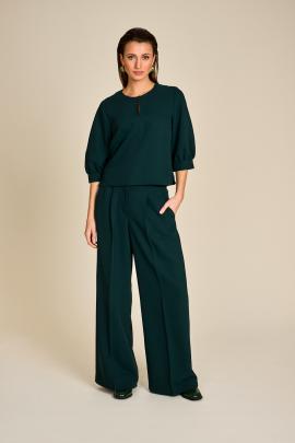 Due Amanti Broek DARK GREEN PAULA - afbeelding 4 klein