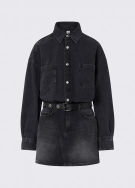 Liu Jo Jeanskleed Zwart UF6185-D0370 - afbeelding 6 klein