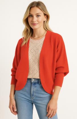 Due Amanti Poncho Red Warmy - afbeelding 2 klein