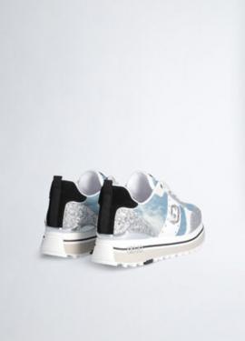 Liu Jo Sneaker Denim/Silver BA4055TX393 - afbeelding 3 klein