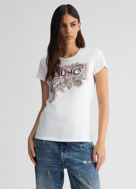 Liu Jo T-shirt Wit Spring WA5240-JS923 - afbeelding 1 klein