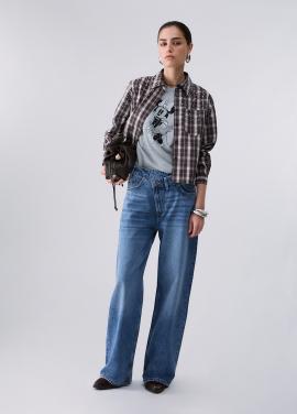 Liu Jo Broek Blue Strong UF6160-D4854 - afbeelding 5 klein