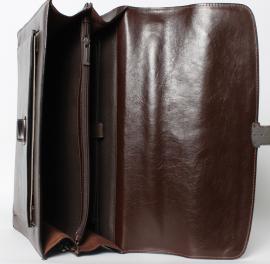 Arthur & Aston Briefcase Dark Brown 1389-04-2s - image 1 small