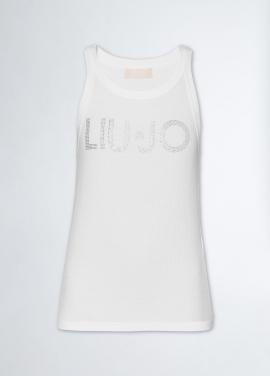 Liu Jo T-shirt Off white MA4327-J4695 - afbeelding 4 klein