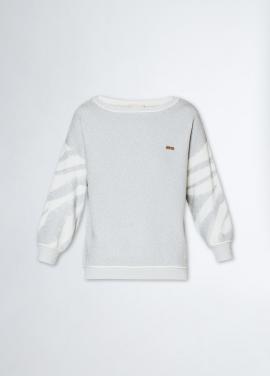 Liu Jo Sweater Wit/Zilv TF4110-MS49I - afbeelding 5 klein