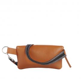 Marie Martens Handbag Perfo Suede Brandy Coachella - image 1 small