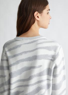 Liu Jo Sweater White/Silv TF4107-MS49I - image 5 small