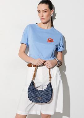 Liu Jo T-shirt Blue wave WA6414-JS923 - afbeelding 3 klein