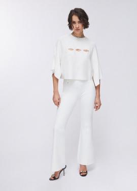 Liu Jo Sweater Wit CA6101-MS55N - afbeelding 5 klein