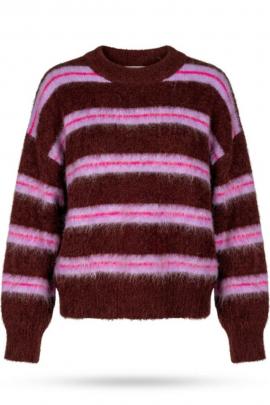 Due Amanti Pull Bordeaux RAINBOW - afbeelding 4 klein
