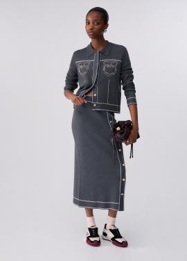 Liu Jo Cardigan Acc/OW TF6076-MS59L - afbeelding 5 klein