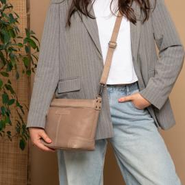 Chesterfield Handtas Taupe C48.1422 - afbeelding 1 klein