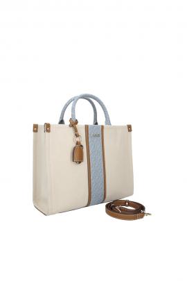 Liu Jo Handtas Neutro/Denim AA6206-T388A - afbeelding 1 klein