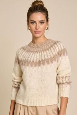 Due Amanti Pull OFF WHITE MOUNTAINS - afbeelding 2 klein