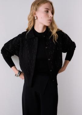 Liu Jo Gilet Zwart CF6295-MS99E - afbeelding 2 klein