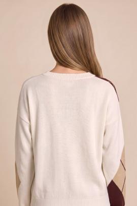 Due Amanti Pull OFF WHITE BLOCKY - afbeelding 2 klein