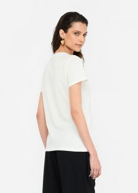 Liu Jo T-shirt Wit Doub TF5287-JS923 - afbeelding 2 klein