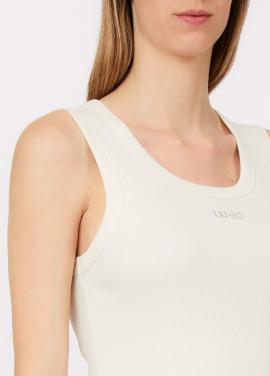 Liu Jo T-shirt Milk TA6097-J4822 - afbeelding 4 klein