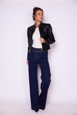 Liu Jo Leder vest Zwart CF5162-P0379 - afbeelding 1 klein