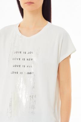 Liu Jo Robe White Lov TA5268-JS005 - image 2 petit