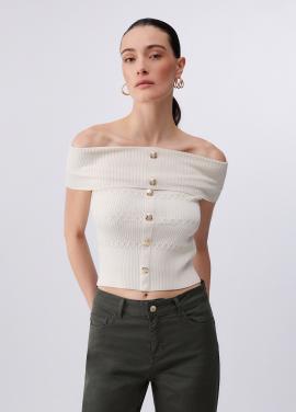 Liu Jo Top Cappuc CA6217-MS55N - afbeelding 2 klein