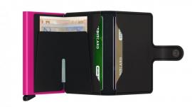 Secrid Portefeuille Zwart/Fuchsia MM - afbeelding 2 klein