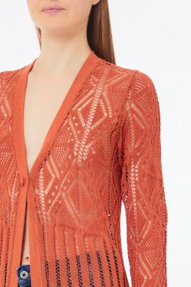 Liu Jo Lange gilet Terracotta WA5214-MS007 - afbeelding 4 klein