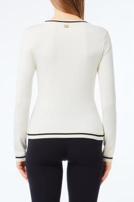 Liu Jo Trui Latte/ Zwart TF5209-MS49I - afbeelding 4 klein