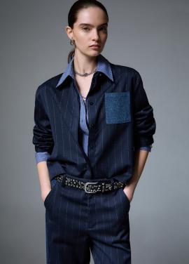 Liu Jo Hemd/Vest Blue WF6240-T731A - afbeelding 2 klein