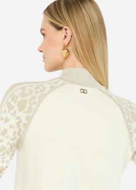 Liu Jo Gilet Latte/Gold TF5171-MS49I - afbeelding 1 klein