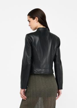 Liu Jo Leder vest Zwart CF5162-P0379 - afbeelding 2 klein