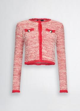 Liu Jo Cardigan Rood CA5260-MS029 - afbeelding 6 klein