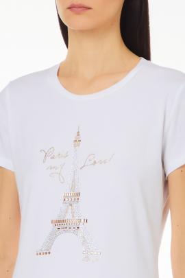 Liu Jo T-shirt Wit Paris WF4179-J5003 - afbeelding 2 klein